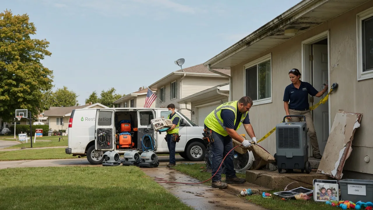 Water Damage Restoration in Erie, IL near me
